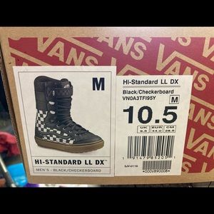 New Vans snowboard boots.